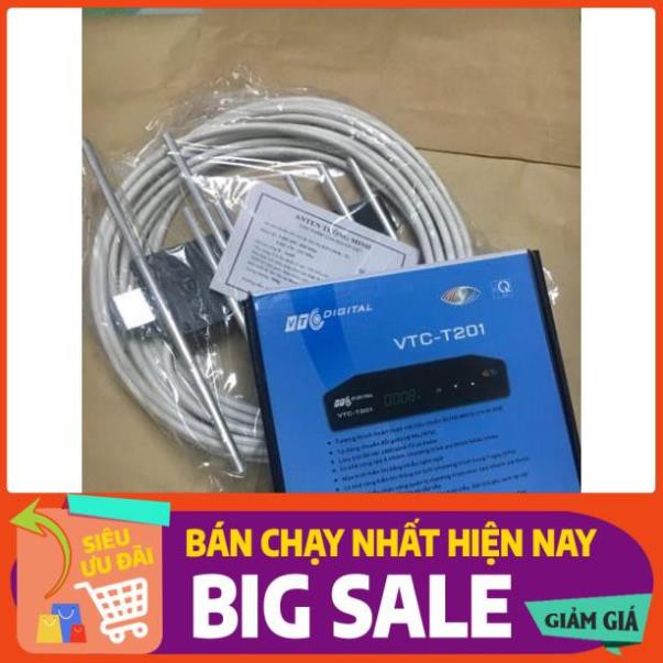 Đầu thu truyền hình kỹ thuật số DVB T2 - DVB T2 VTC T201 tặng dây anten 15m