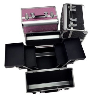 Cốp Nhôm Size Lớn Để Vừa Máy Hơ - Đựng Đồ Nail - Trang Điểm - Makeup