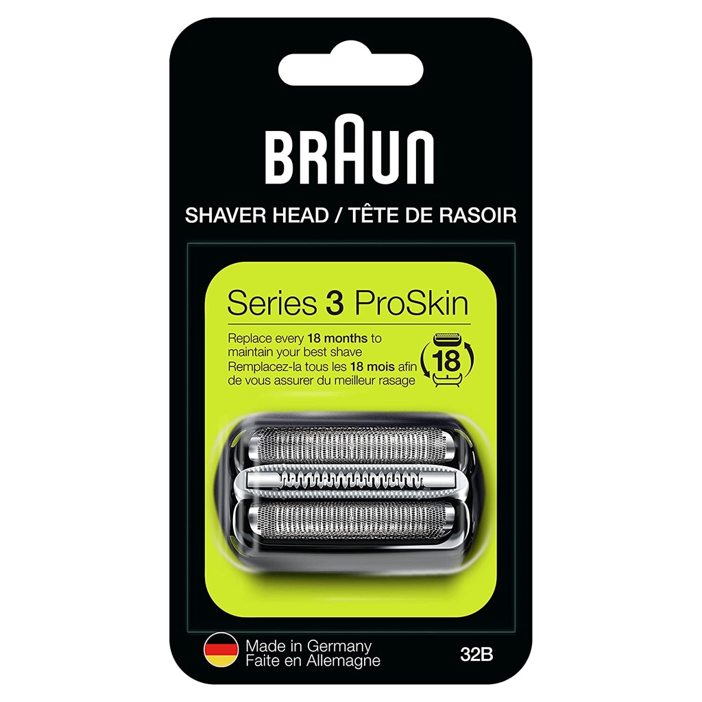 Lưỡi cạo râu thay thế cho máy cạo râu Braun Series 3/5/6/7/9 Chính hãng