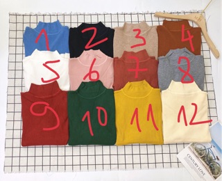 Bán sỉ áo len cổ 3p cho nữ