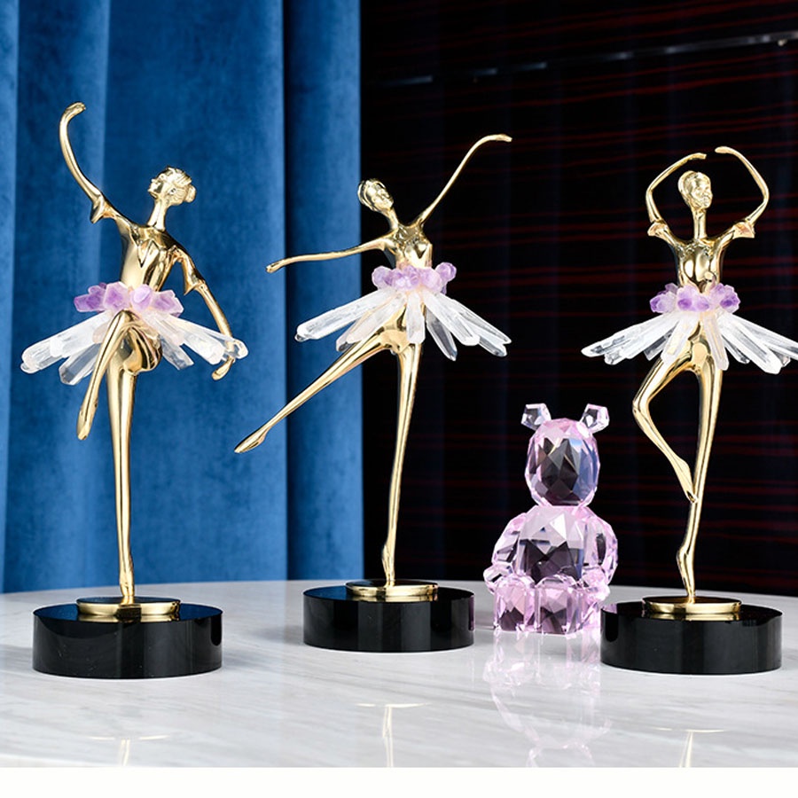 Vũ công balee decor cao cấp, tượng trang trí
