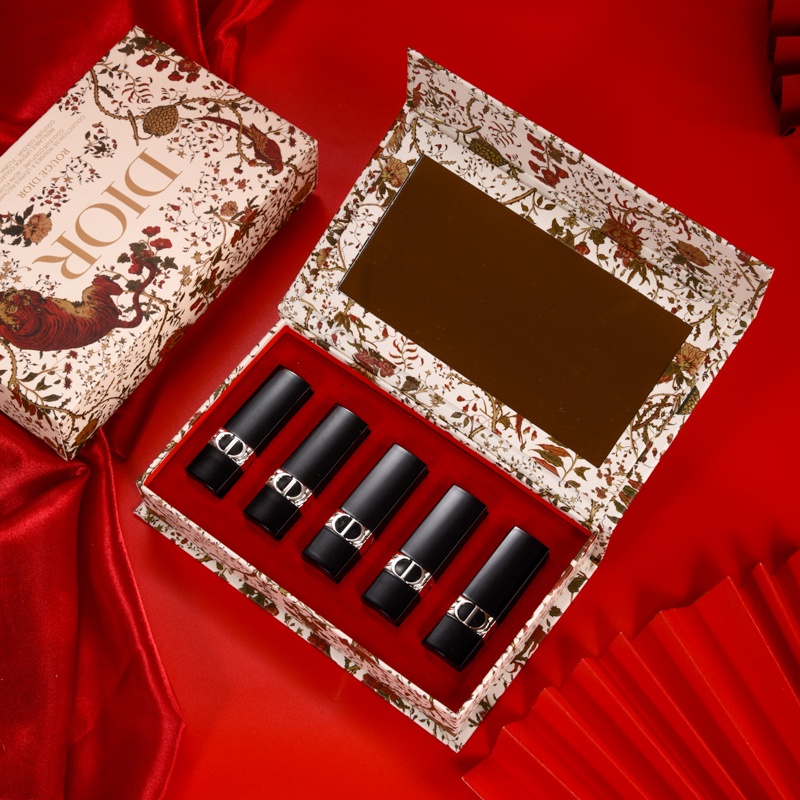 Set 5 Son Môi Dior 1.5g*5 Màu Nhung Vàng Kim Phiên Bản Giới Hạn