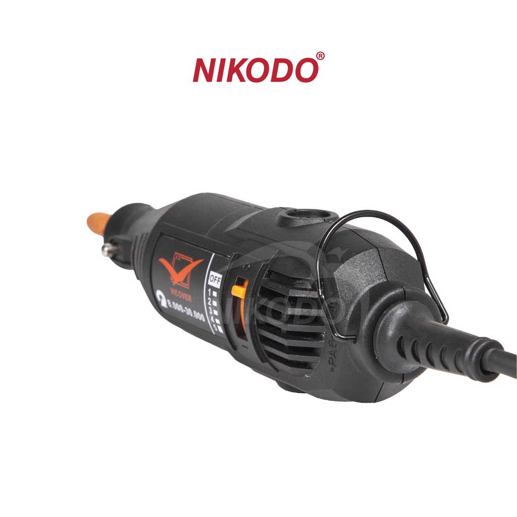 Máy mài tổ yến thô mini, tặng kèm đá mài, khoan, cắt, khắc đa năng Vicover - Nikodo