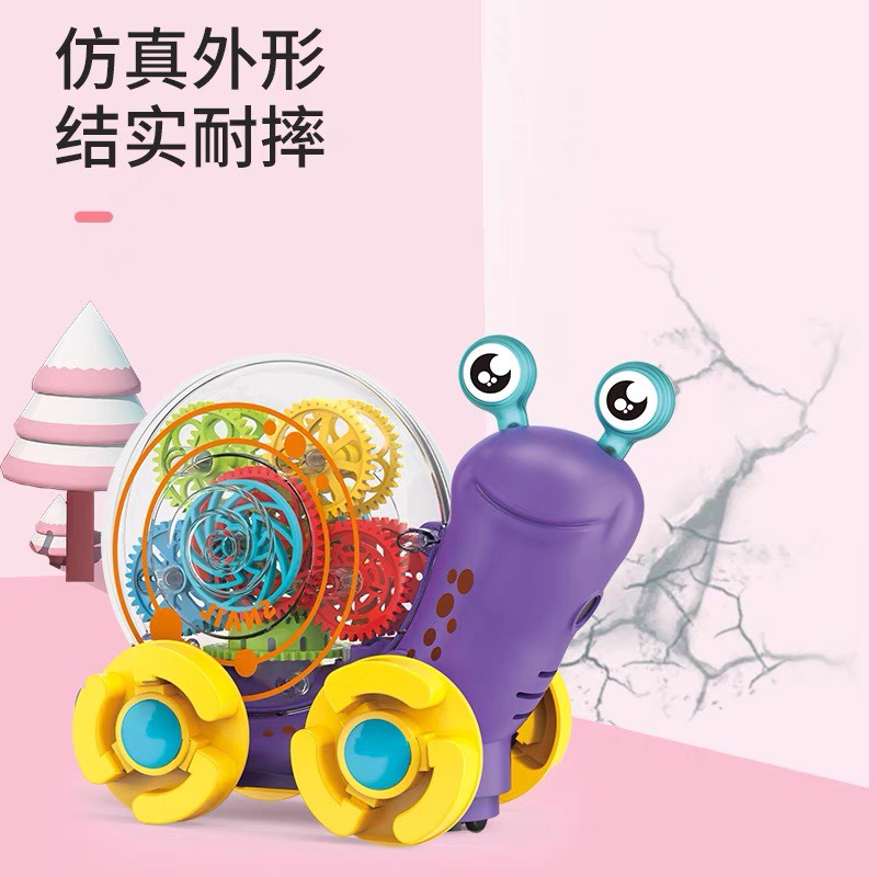 Đồ Chơi Ốc Sên Có Dây Kéo Có Nhạc Và Có Đèn Cho Bé Yêu