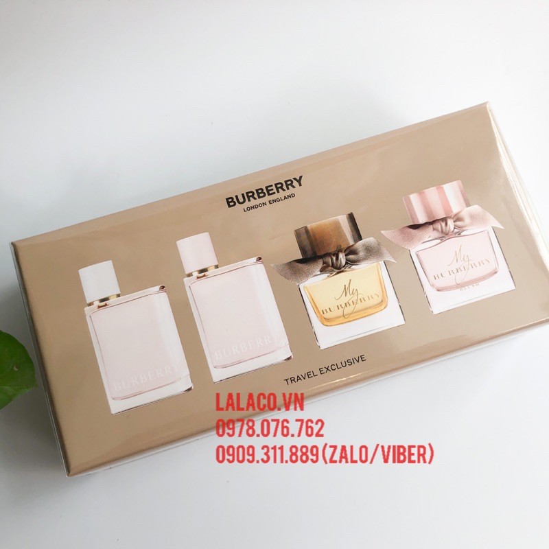 Bộ Nước Hoa Mini - Gift Set Burberry 4 chai | Thế Giới Skin Care