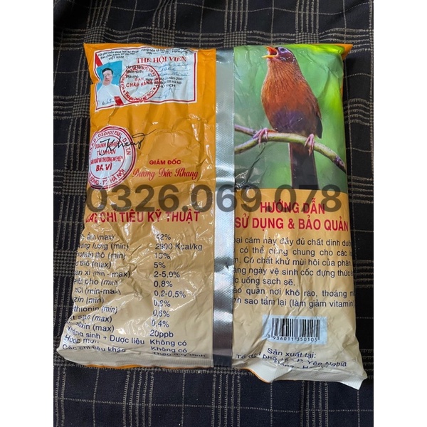Cám trứng Ba Vì - thức ăn nuôi chim cao cấp gói 500g