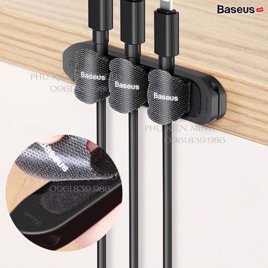 Bộ dụng cụ cố định dây cáp Baseus Kaka Fixer Kit (kèm 15 dây xé dán Velcro)