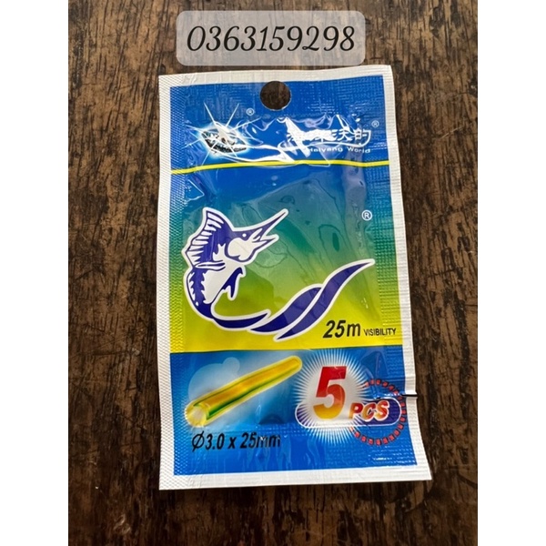 Que Bẻ Phát Sáng Câu Cá Đêm