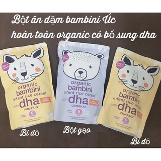 Bột ăn dặm hữu cơ Bambini Úc