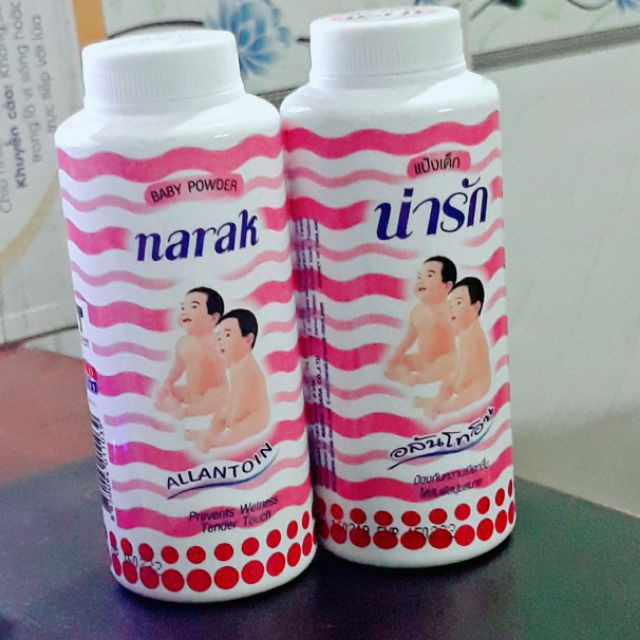 1 chai Phấn rôm Narak 25g thơm dịu nhẹ rôm sẩy trẻ em cả người lớn - Thái Lan