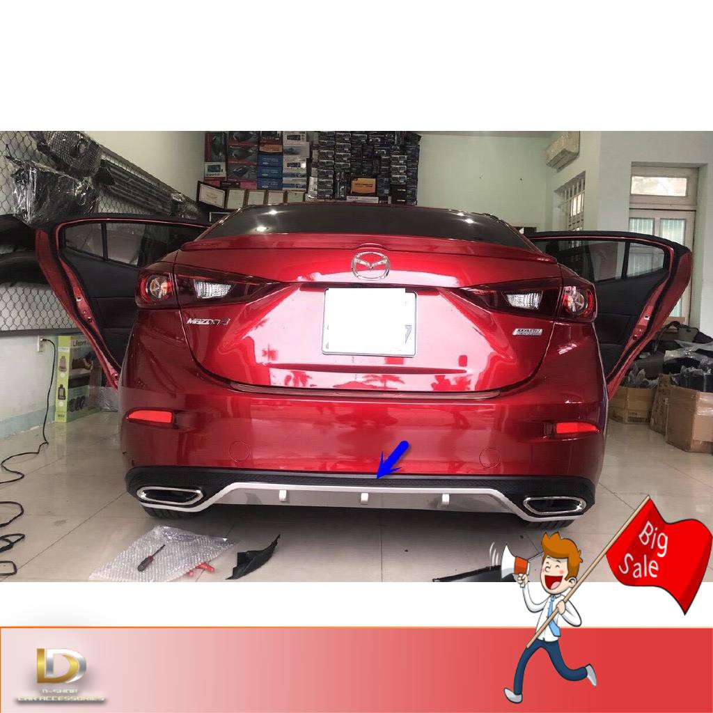 Líp chia pô theo xe Mazda 3 2015-2019 sedan chính hãng