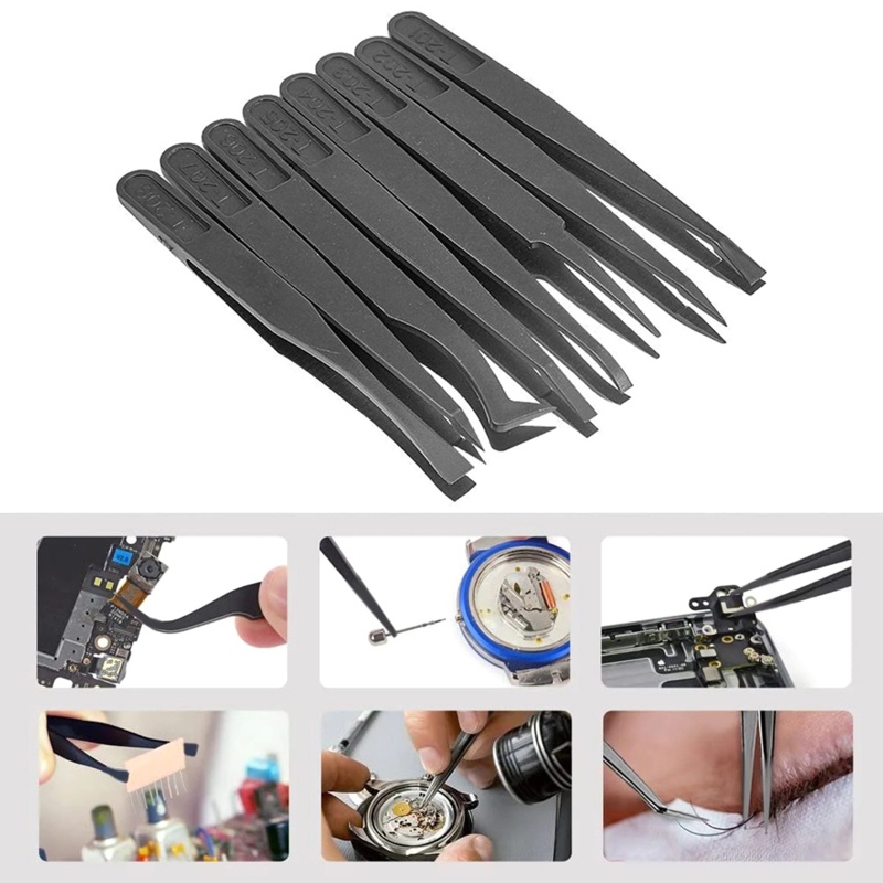 Nhíp Đầu Dẹt / Cong Chuyên Dụng Cho Làm Trang Sức Điện Tử