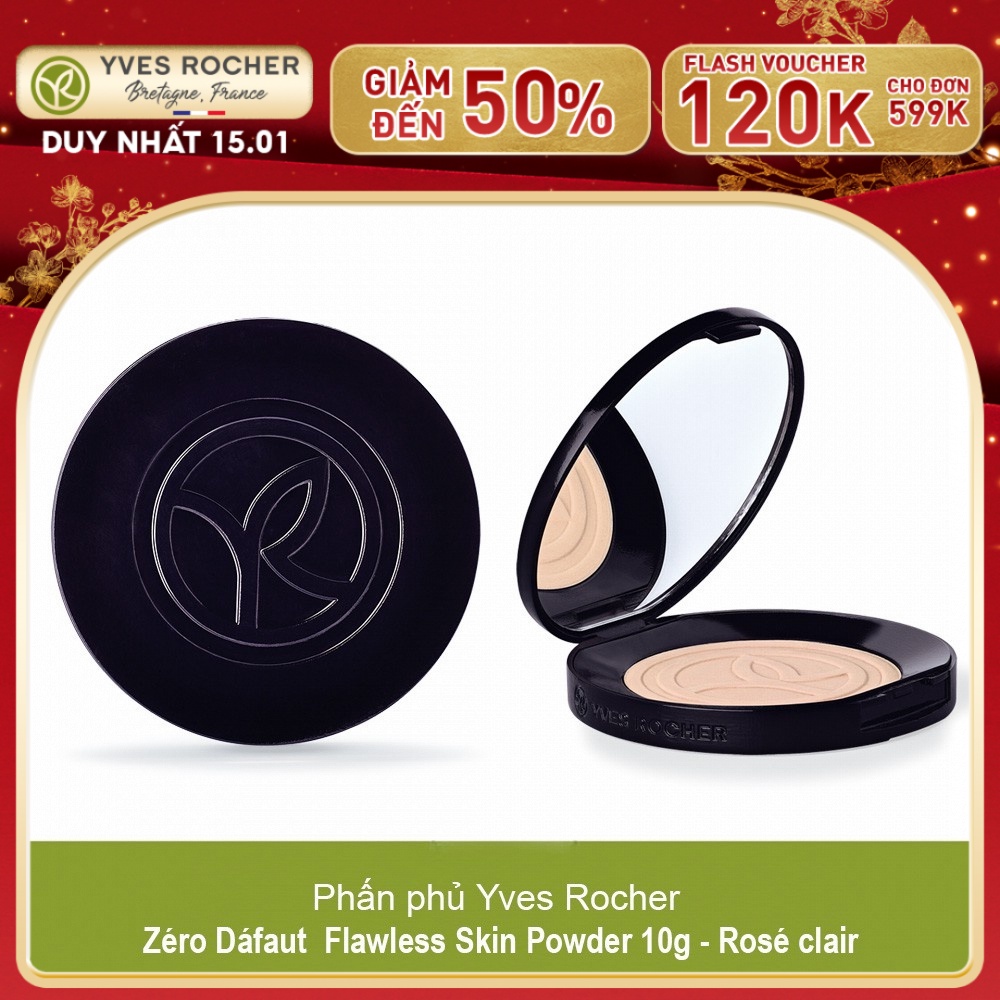 Phấn phủ Yves Rocher Zéro Dáfaut Flawless Skin Powder 10g - Rosé clair