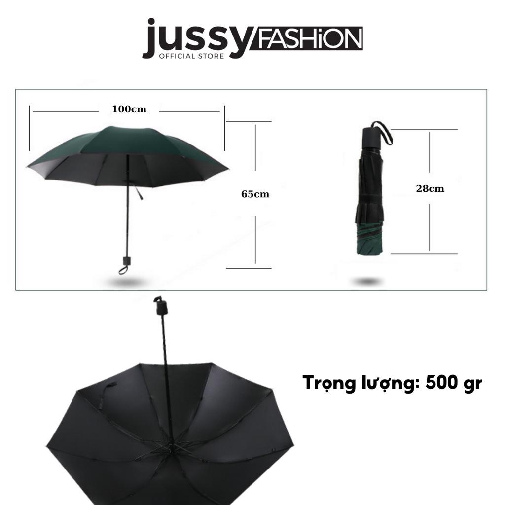 Ô Dù Che Nắng Chống Tia UV UPF50+ Rộng 1 Mét JO02 Jussy Fahsion Ô Che Mưa Nắng Gấp Gọn Nhiều Màu Trơn Basic