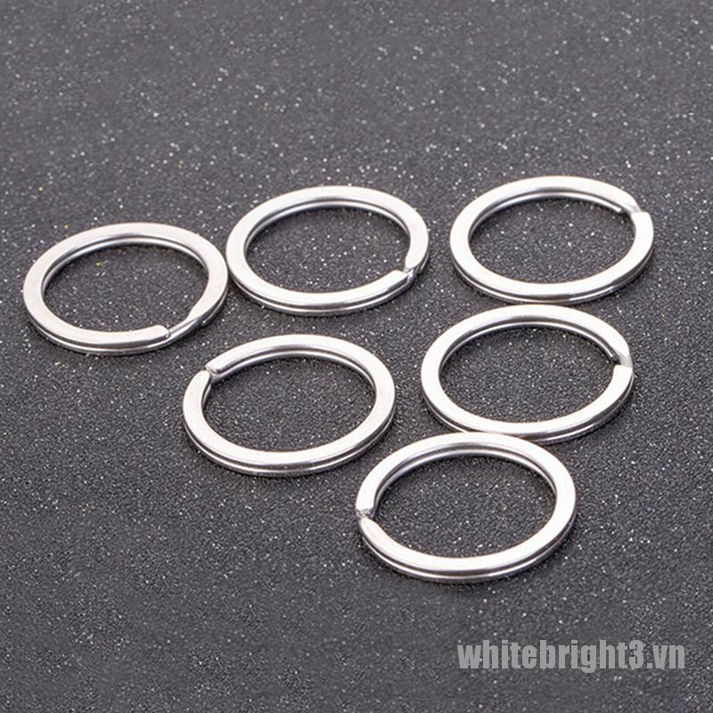 Bộ 30 Móc Khóa Màu Trắng Hỗ Trợ