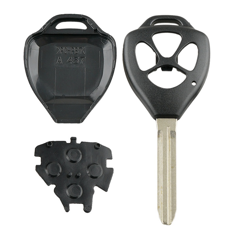 Set 2 Vỏ Chìa Khóa Điều Khiển Từ Xa Cho Xe Hơi Toyota Camry Rav4 2007 2008 2009 2010 2011