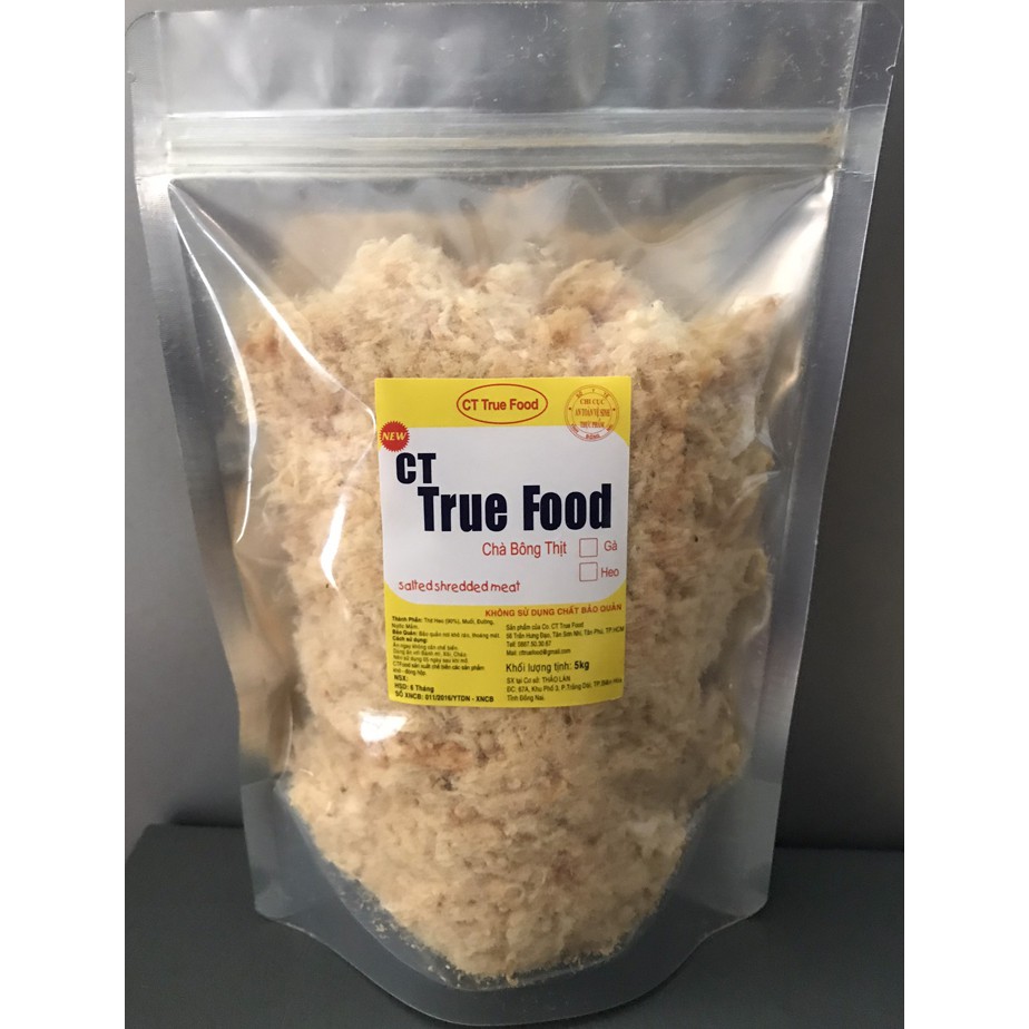 Ruốc siêu xù làm bánh - Chà bông siêu xù / CT True Food - Túi 5 Kg