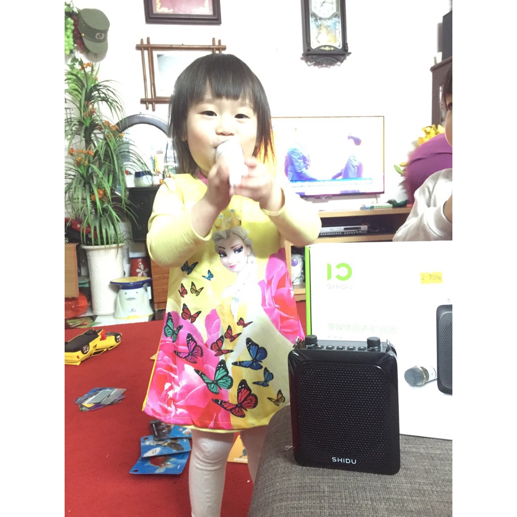 Máy Trợ Giảng Không Dây Shidu S516 Wireless mic cầm tay mini