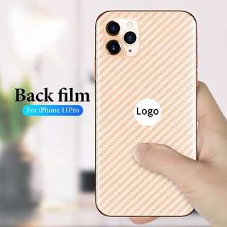 Carbon Fiber Back Protector For iPhone 11 12 Pro Max Mini Phone Stickers Film for iPhone 7 8 Plus X XS Max XR SE 2020 2022 SE3 Mobile Accessories