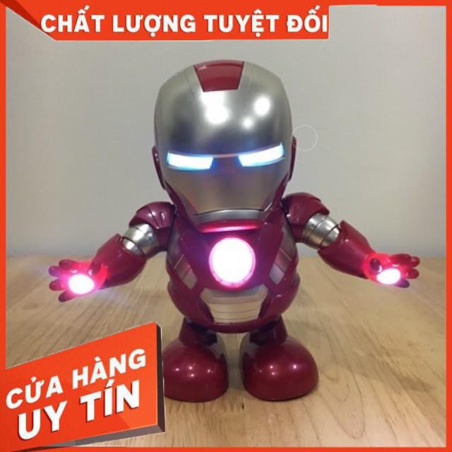 Đồ chơi robot iron man nhảy múa làm quà tặng cho con