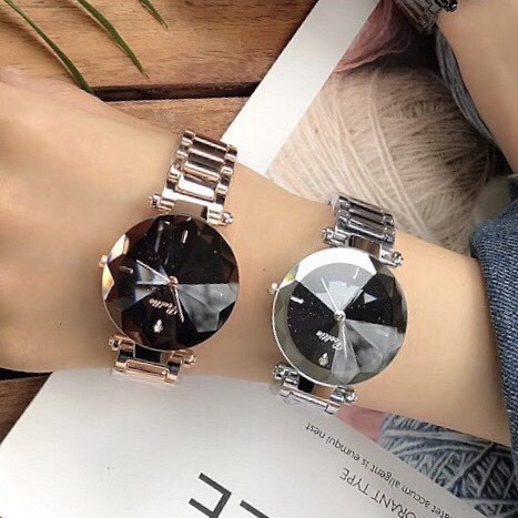 ĐỒNG HỒ NỮ CHÍNH HÃNG SCOTTIE MẶT KÍNH GIÁC CẠNH CỰC ĐẸP (TẶNG KÈM HỘP VÀ PIN DỰ PHÒNG)