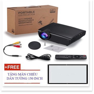 Máy chiếu W50 3D HD1080p SmartEco 40W hỗ trợ dạy học Tặng màn chiếu 150 inch - Sankeien