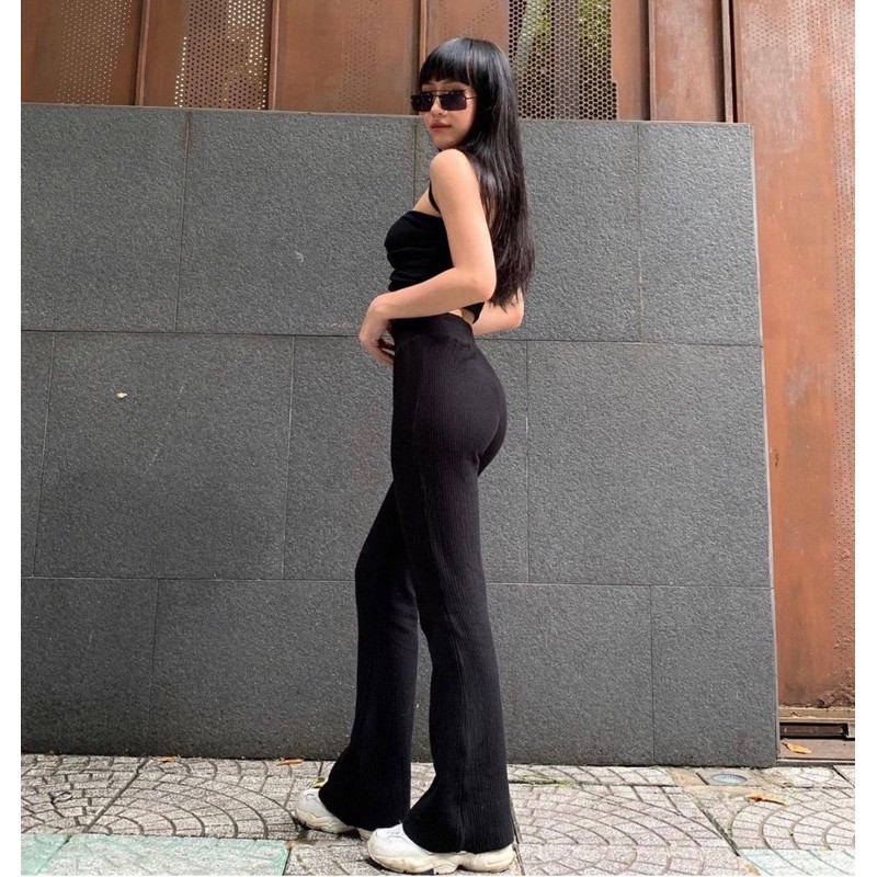 Quần Thun Ống Loe Thời Trang Ulzzang | BigBuy360 - bigbuy360.vn