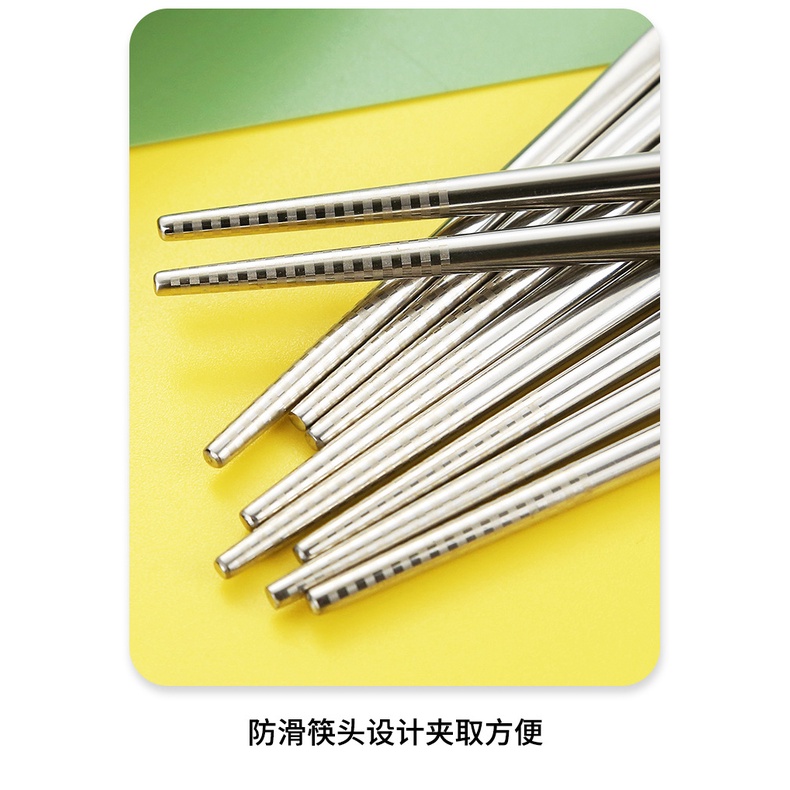 Bộ Muỗng Đũa Nĩa Bằng Thép Không Gỉ 304 Cao Cấp