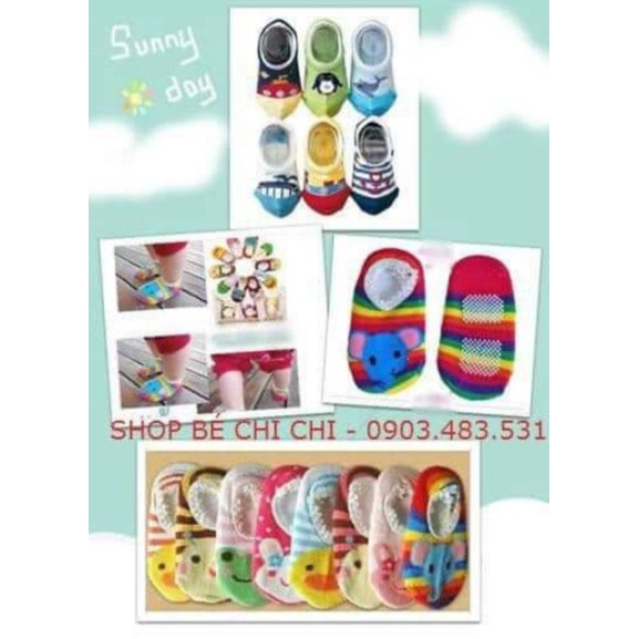 Tất bàn chân hình thú cho bé
