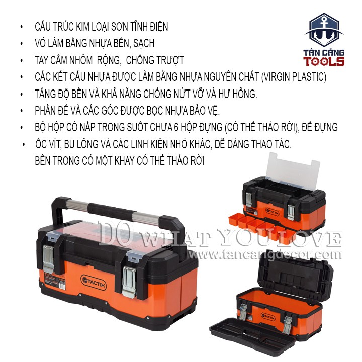 Thùng Đựng Đồ Nghề 23 Inches Tactix 321108