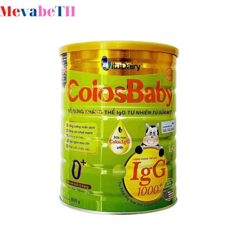 Sữa ColosBaby Gold 0+ 800g (trẻ từ 0 – 12 tháng)