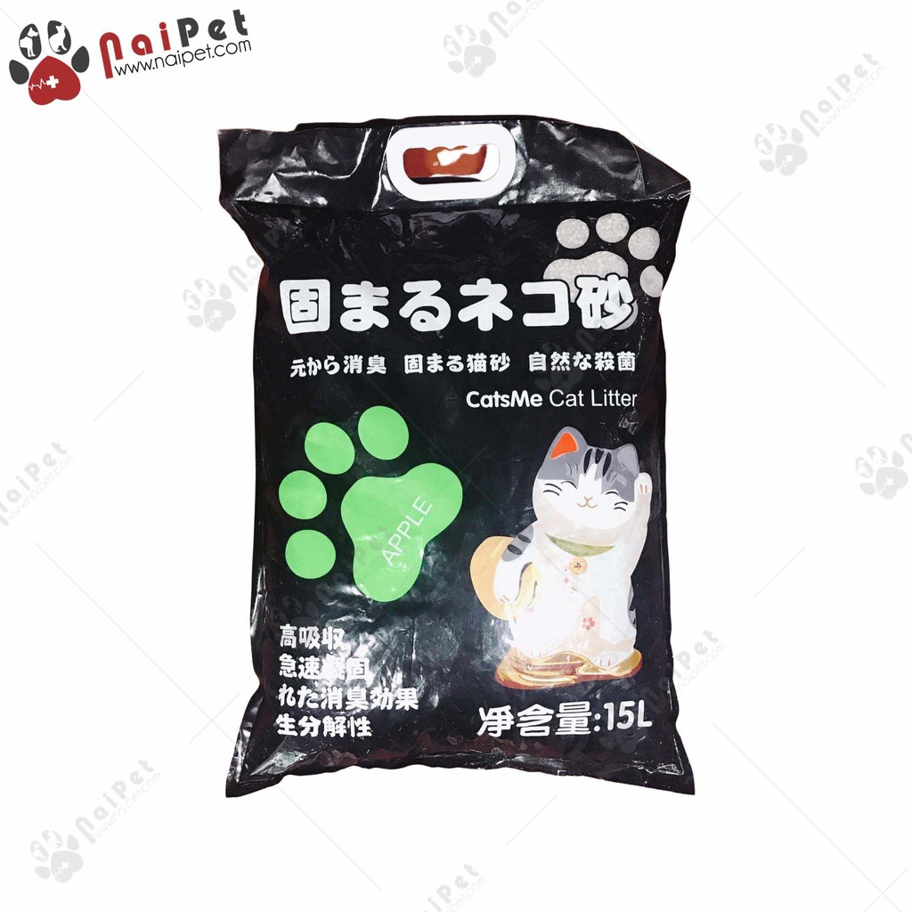 Cát Vệ Sinh Cát Đất Sét Nhật Đen Cat Litter 8L