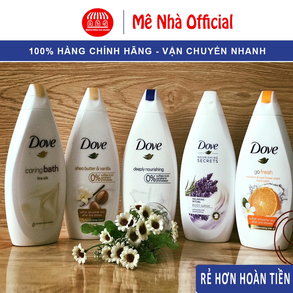 Sữa Tắm Dưỡng Thể DOVE, Sữa Tắm Dove Cao Cấp Đức Chai 120g, Làm Trắng, Chống Lão Hoá Cho Da, Giao Màu Ngẫu Nhiên
