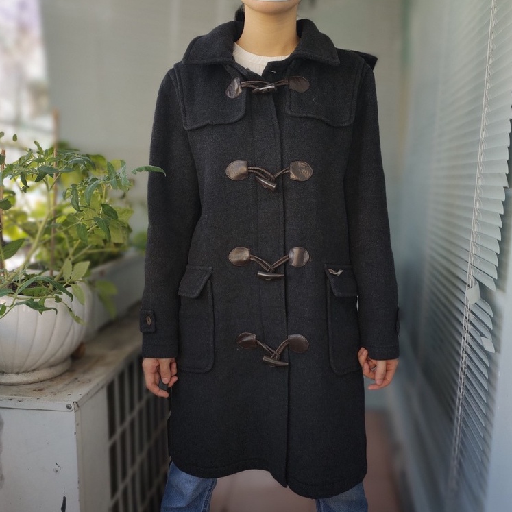 Áo khoác Măng tô Dạ Hàn second-hand, áo mangto, Trench coat - Đồ Si Bon MT39