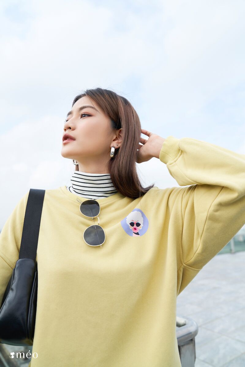 Áo Nỉ dài tay cổ tròn Cool Méo Shop | BigBuy360 - bigbuy360.vn