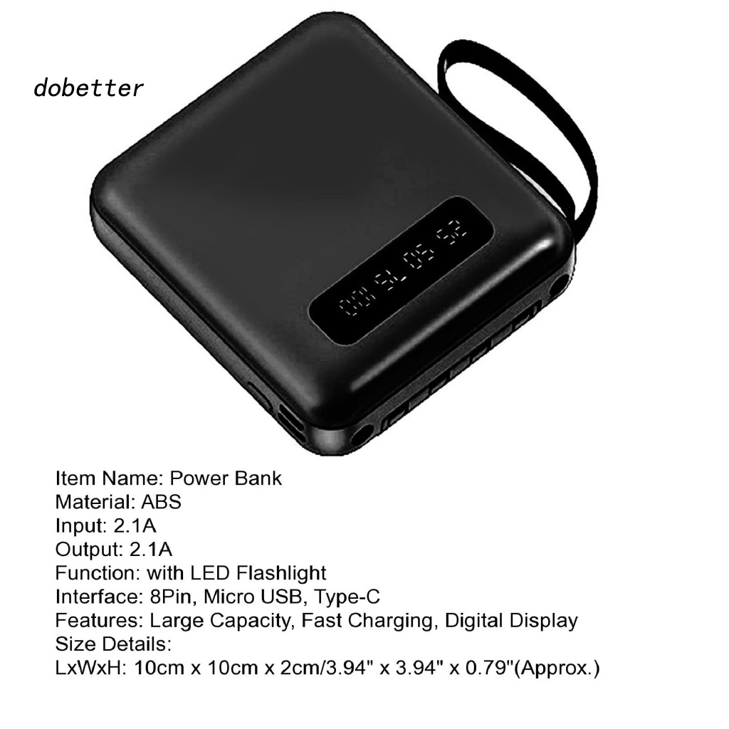 Túi Đựng Pin Điện Thoại Màn Hình LCD Sức Chứa Lớn Tiện Dụng Mang Theo Du Lịch