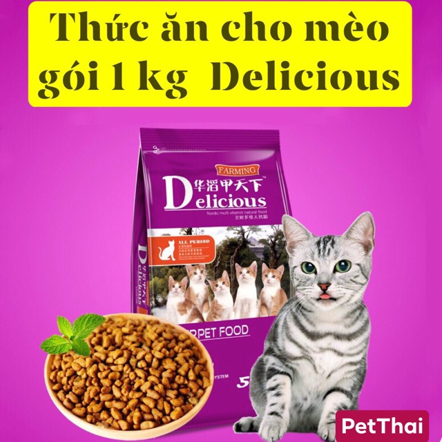 Thức ăn Delicious cho mèo 1kg