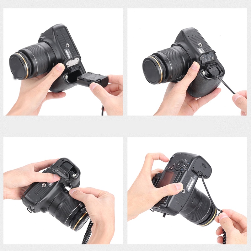 Dây Cáp Nguồn Type-C Sang LPE6 DR-E6 Cho Máy Ảnh 60D 70D 80D 5DS R 5D