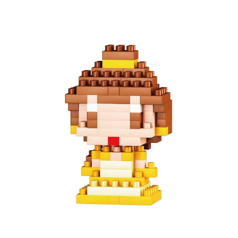 Bộ đồ chơi xếp hình công chúa Disney SEA SUN TOYS mini 3D DIY dành cho bé