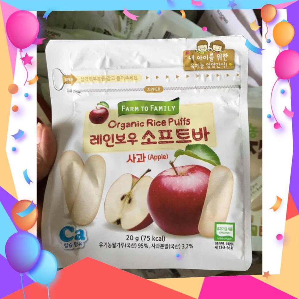 [Date 1/2021] Bánh gạo hữu cơ ăn dặm vị hoa quả Hàn Quốc -muasam.2015