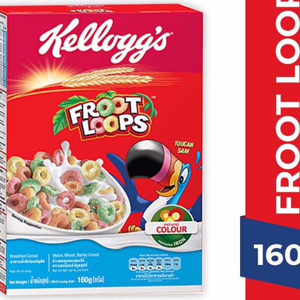 Ngũ cốc ăn sáng Kellogg's Froot loops 160g ( date 21/09/2021)