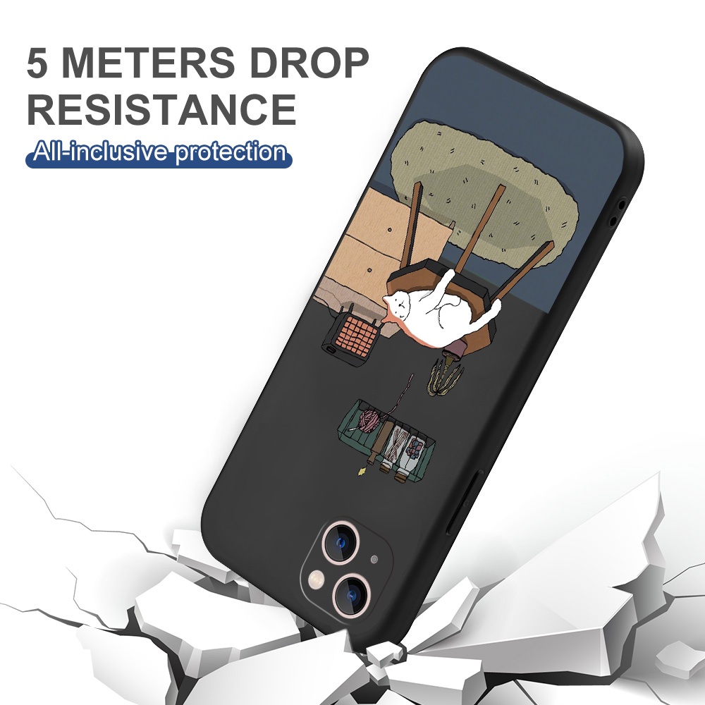 Ốp Điện Thoại Silicon Mềm Hình Mèo Cho Xiaomi Redmi 10 9T 9C NFC 9A 9 8A 8 6 6A NOTE 11 10 9 8 7 PRO 9S 4G 5G K20 PRO K30 30i