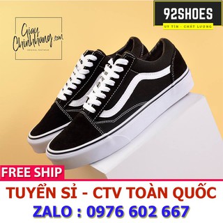 🎁 Giày thể thao ulzzang Old Skool Đen Trắng cổ thấp