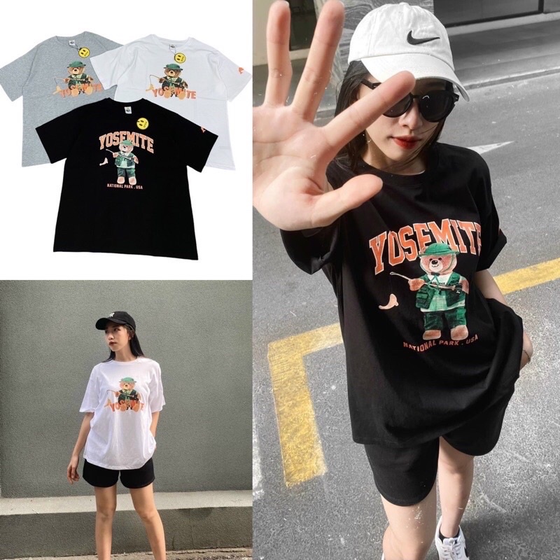 ÁO THUN XUẤT HÀN GẤU OVERSIZE 🐻