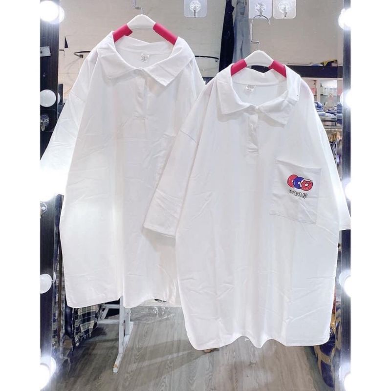 Áo Polo Dáng Rộng Unisex
