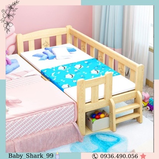 Giường ghép cho bé , giường cho bé chất liệu gỗ thông cao cấp 20040cm 🎀 baby_ shark.99 🎀