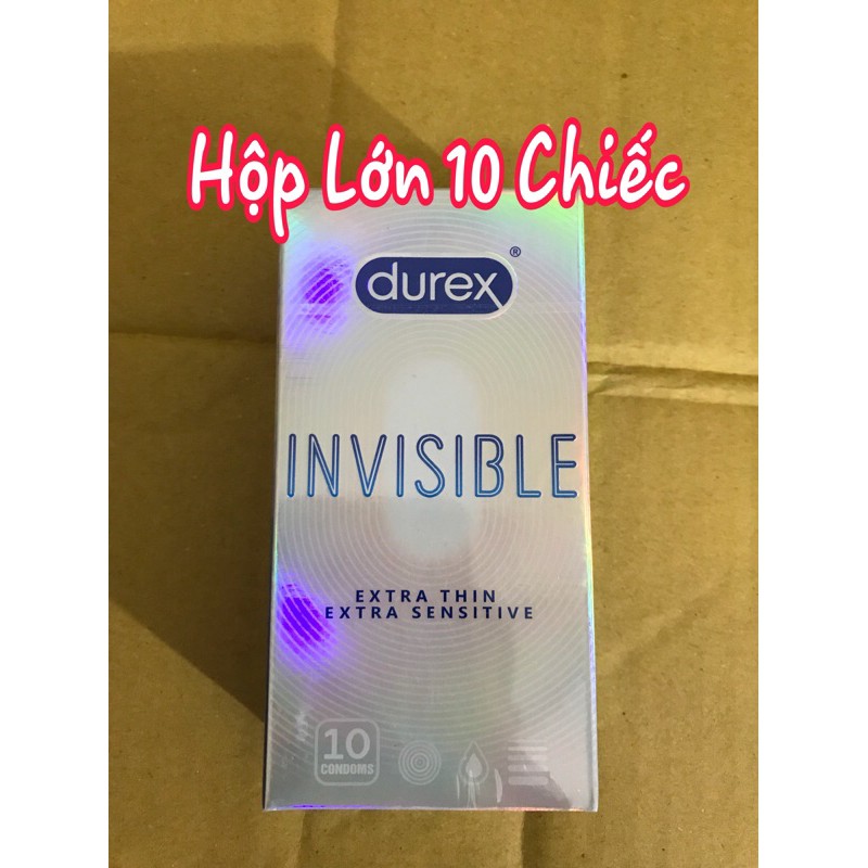 Bao Cao Su Durex Invisible Extra Thin Extra Sensitive Siêu Mỏng - Hàng Chính Hãng