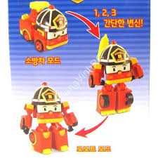 Poli Car - Bộ 6 Xe Biến Hình Robot Poli robo car