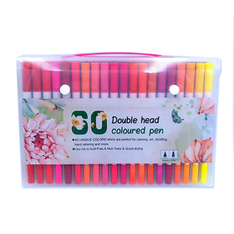 Bút màu 2 đầu viết hoặc vẽ đa năng ( Double head ) hàng cao cấp