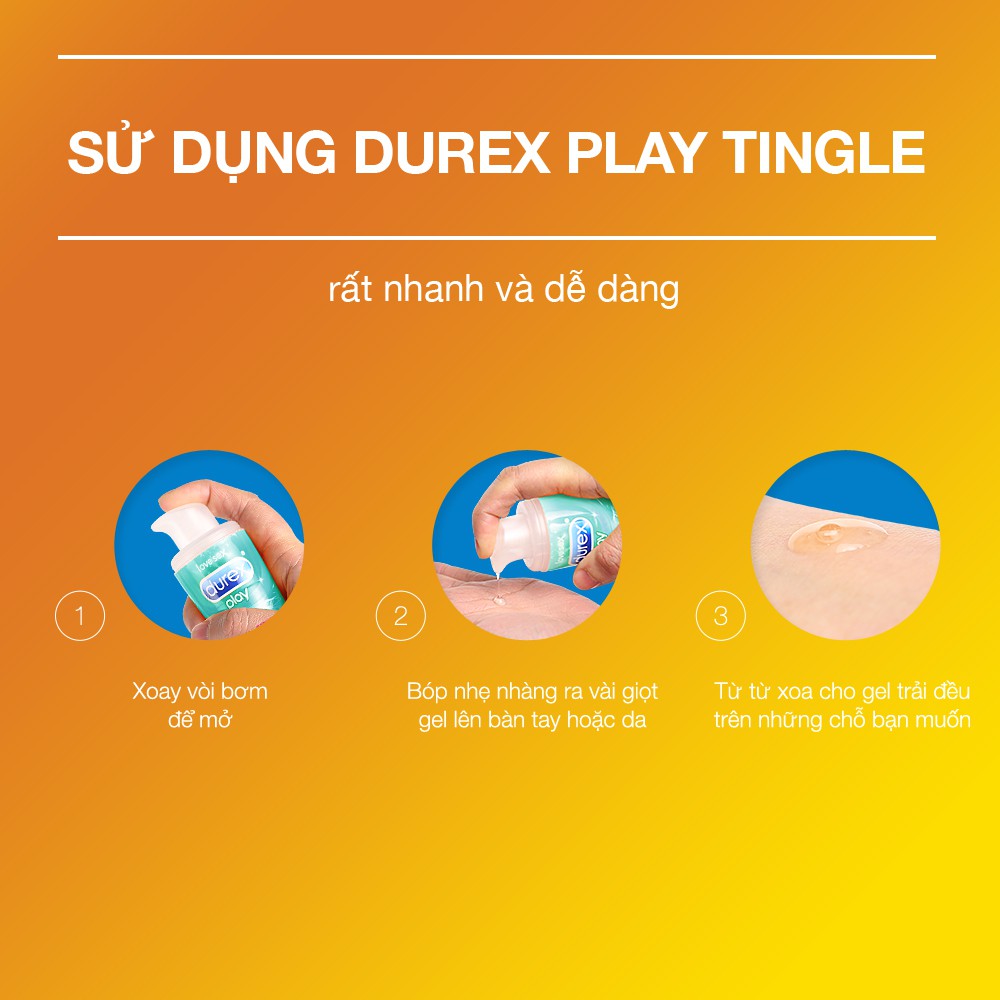 Gel bôi trơn Durex Play Tingling 100ml